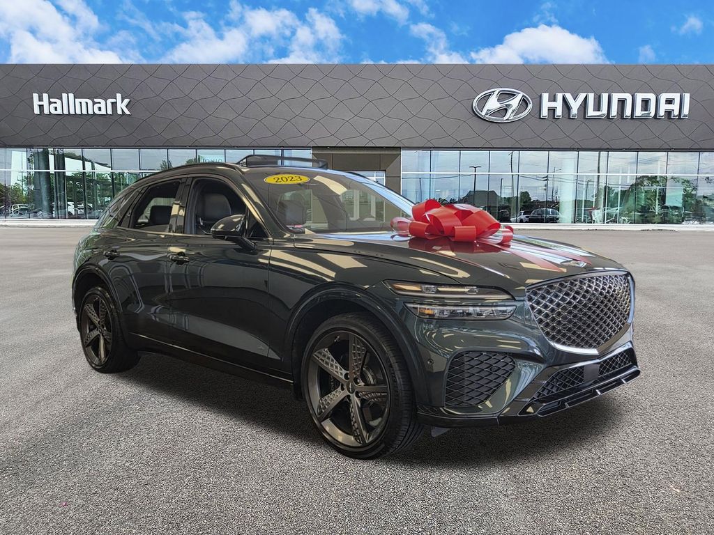 Cardiff Green 2023 Genesis GV70 2.5T AWD SUV / Crossover All-Wheel Drive 8-Speed Automatic