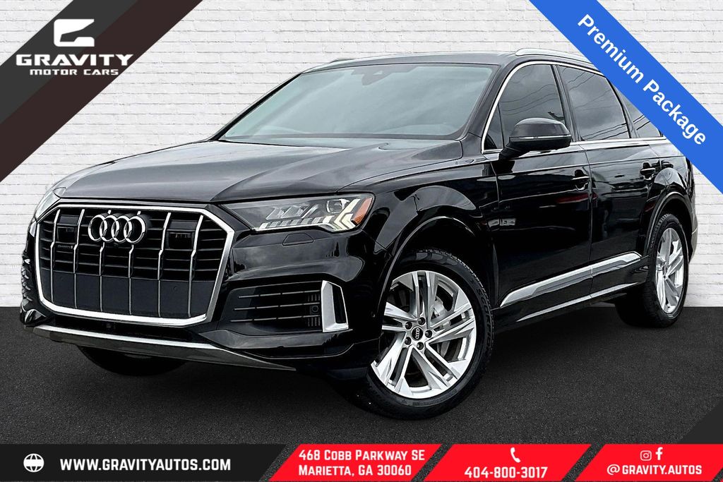 Mythos Black Metallic 2023 Audi Q7 SUV / Crossover All-Wheel Drive 8-Speed Automatic