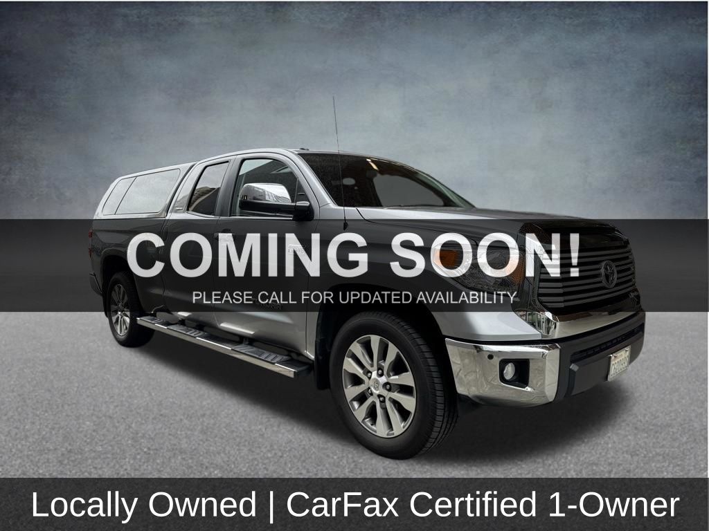 Silver Sky Metallic 2017 Toyota Tundra Limited Double Cab 5.7L 4WD Pickup Truck Four-Wheel Drive 6-Speed Automatic Overdrive