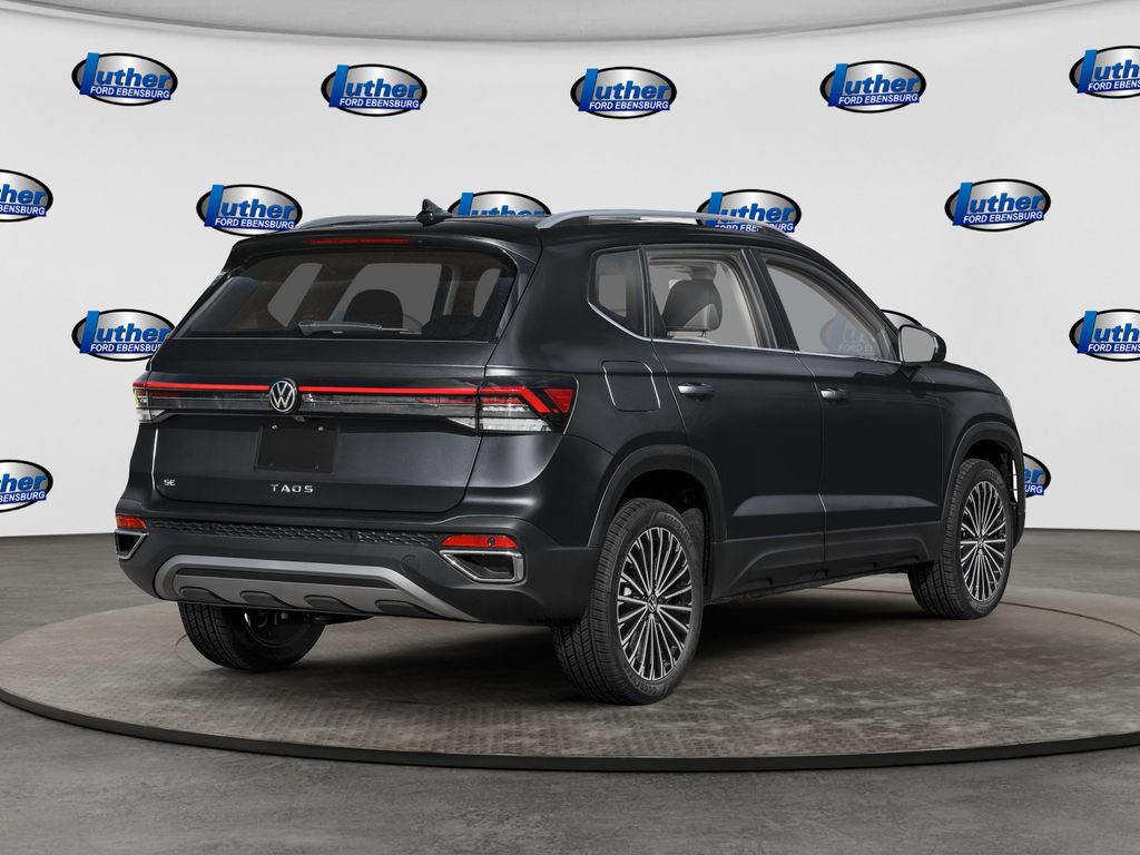 2025 Volkswagen Taos 1.5T SE Black at Subaru and VW of Moon Township