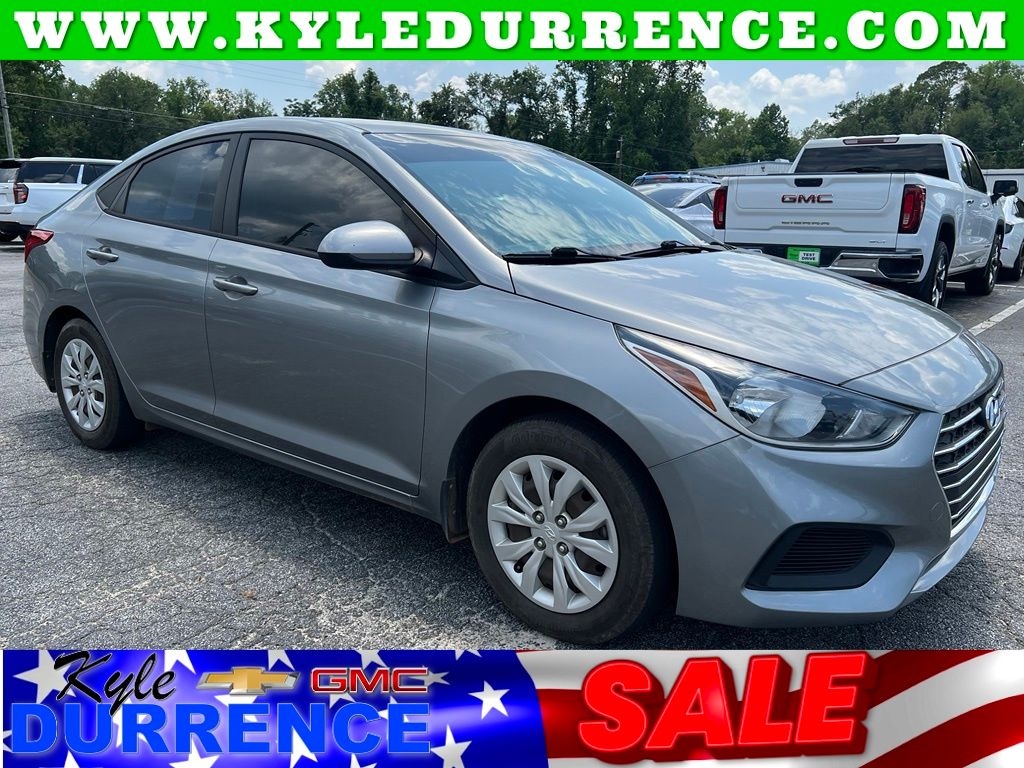 Forge Gray 2021 Hyundai Accent Sedan Front-Wheel Drive Continuously Variable Transmission