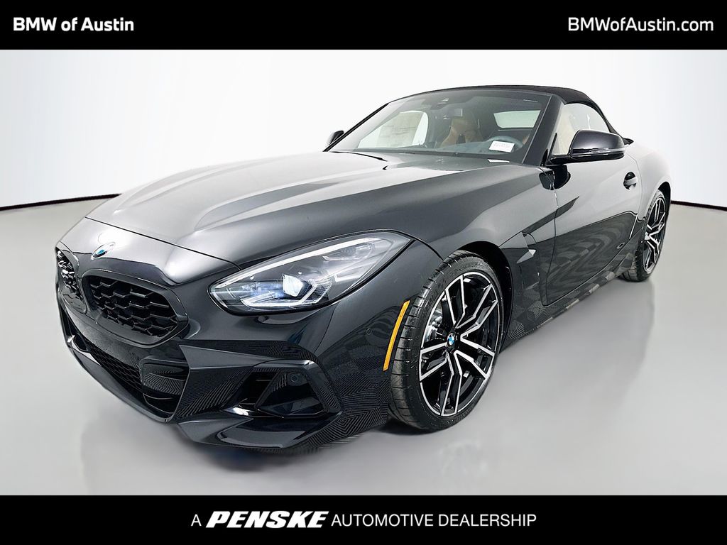 Black Sapphire Metallic 2026 BMW Z4 Convertible Rear-Wheel Drive 8-Speed Automatic