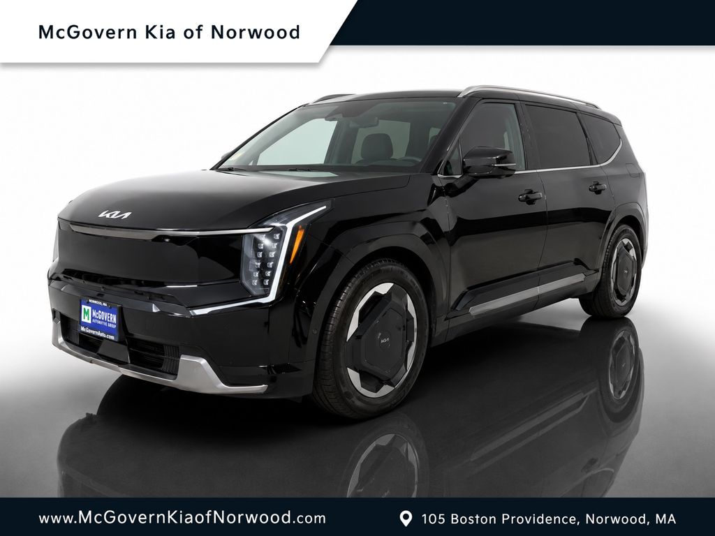 Ebony Black 2025 Kia EV9 Land AWD SUV / Crossover All-Wheel Drive 1-Speed Automatic