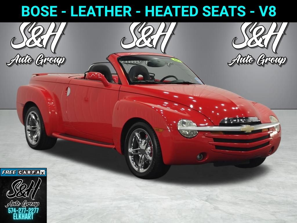 Redline Red 2005 Chevrolet SSR Convertible Rear-Wheel Drive 4-Speed Automatic Overdrive
