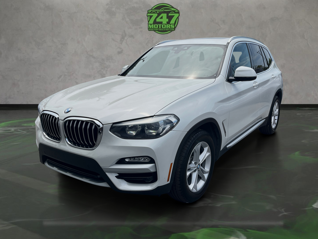 Mineral White Metallic 2019 BMW X3 sDrive30i RWD SUV / Crossover Rear-Wheel Drive 8-Speed Automatic
