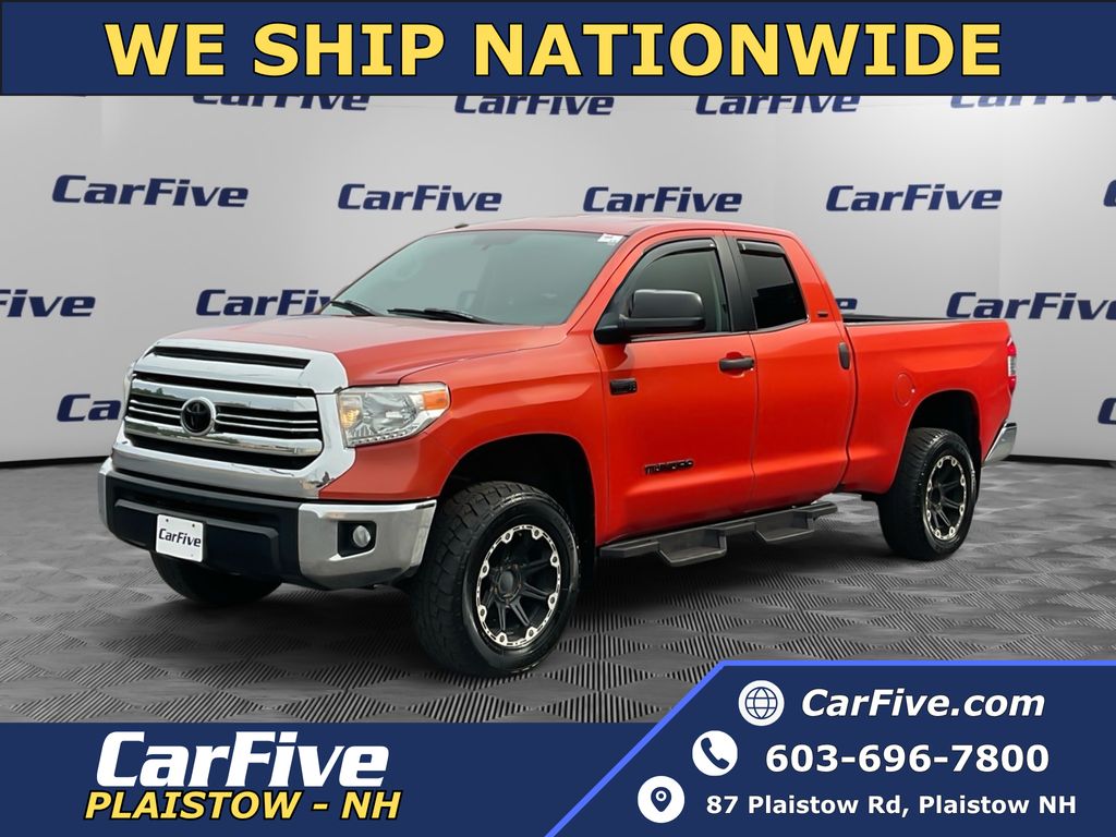 Inferno Red 2017 Toyota Tundra Pickup Truck Four-Wheel Drive 6-Speed Automatic Overdrive