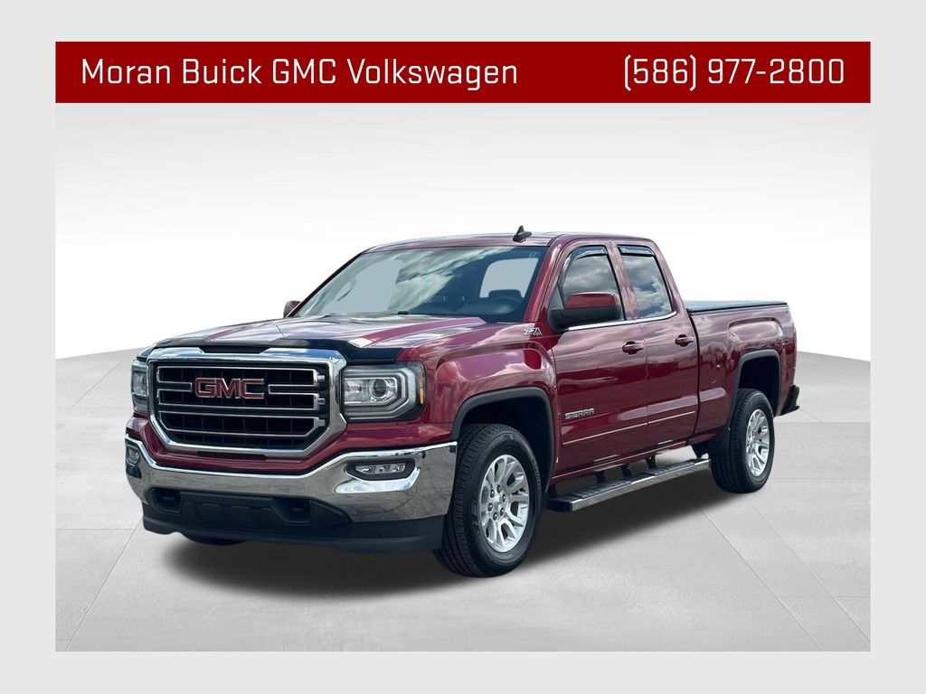 Quartz 2018 GMC Sierra 1500 SLE Double Cab 4WD Pickup Truck Four-Wheel Drive 6-Speed Automatic Overdrive