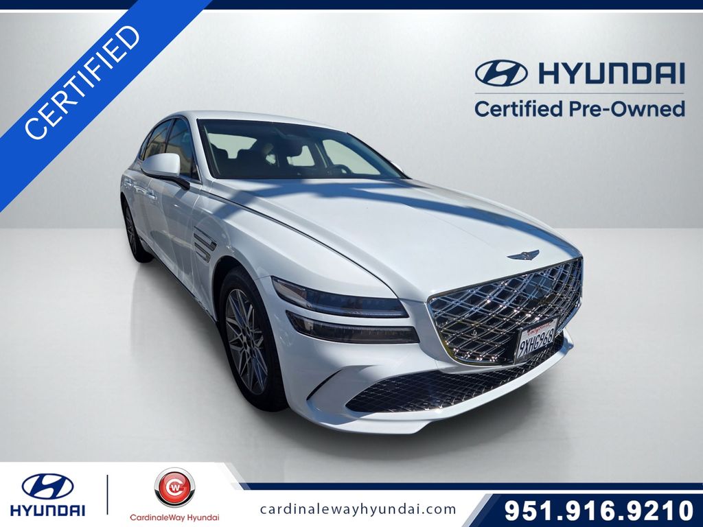 White 2026 Genesis G80 Sedan All-Wheel Drive 8-Speed Automatic