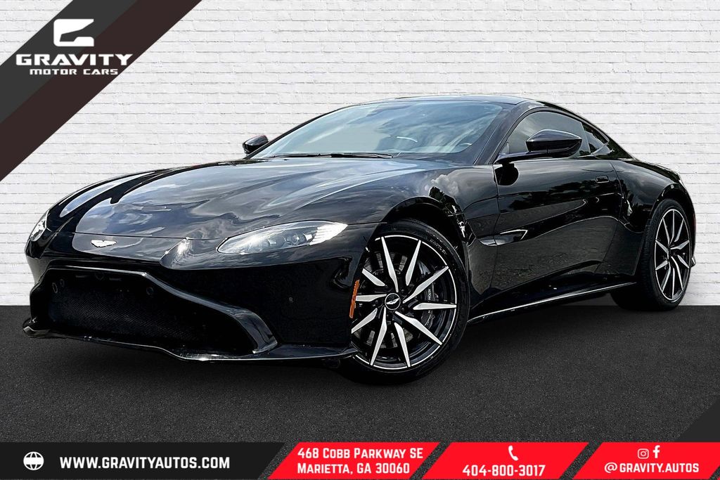 Black 2019 Aston Martin Vantage Coupe Rear-Wheel Drive 8-Speed Automatic