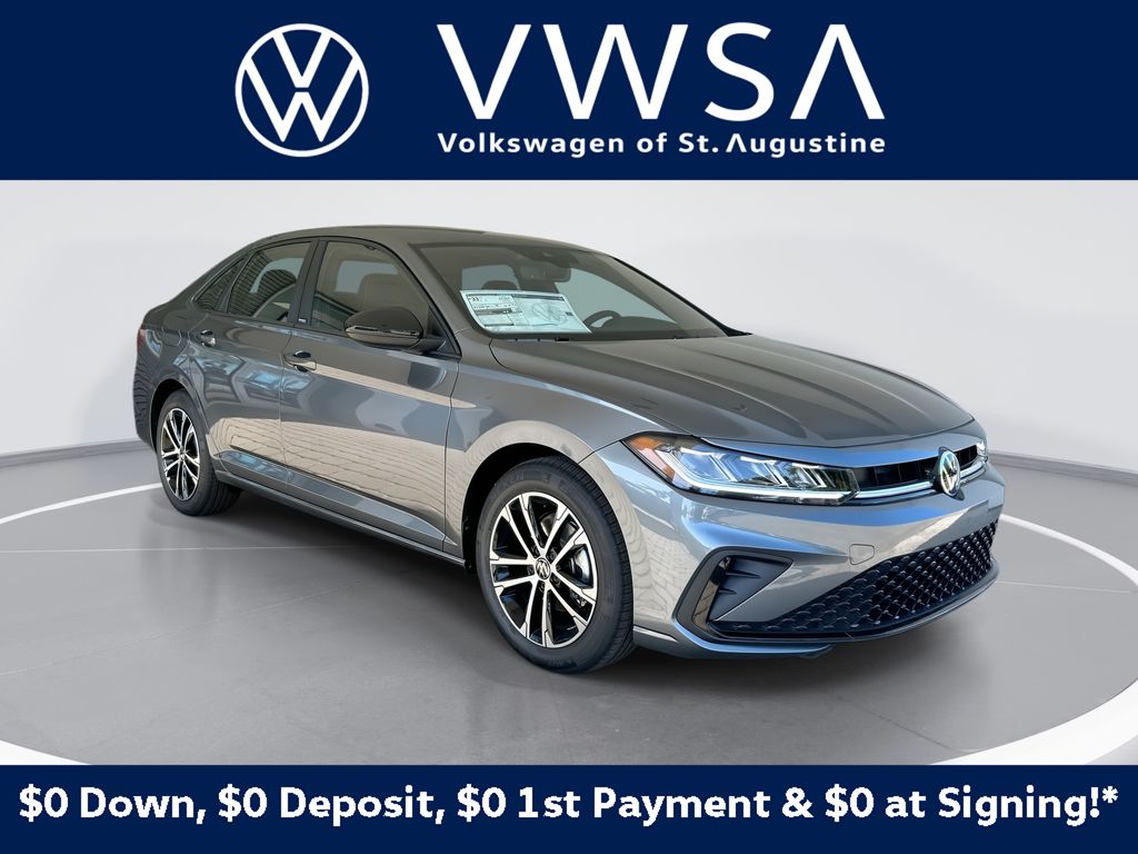 Platinum Gray Metallic 2026 Volkswagen Jetta Sedan Front-Wheel Drive 8-Speed Automatic