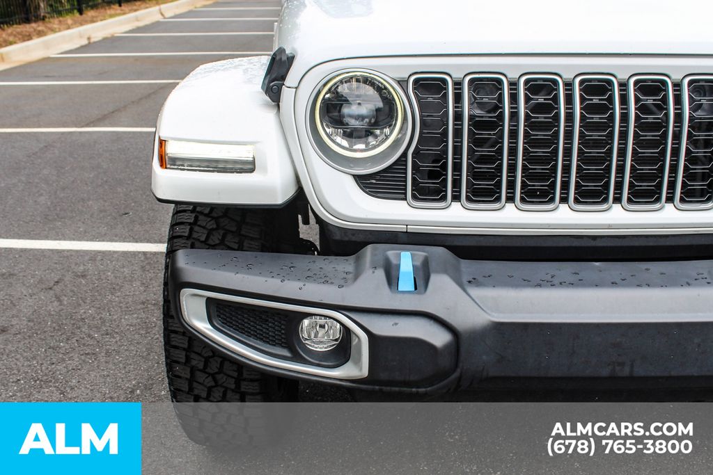 Used 2024 White Jeep Sahara 4xe image 12