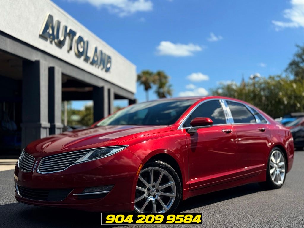 Ruby Red Metallic 2014 Lincoln MKZ AWD Sedan All-Wheel Drive 6-Speed Automatic