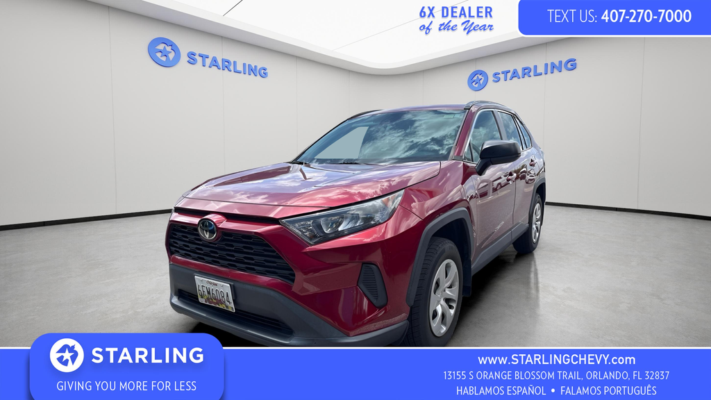Red (Ruby Flare Pearl) 2021 Toyota RAV4 SUV / Crossover Front-Wheel Drive 8-Speed Automatic