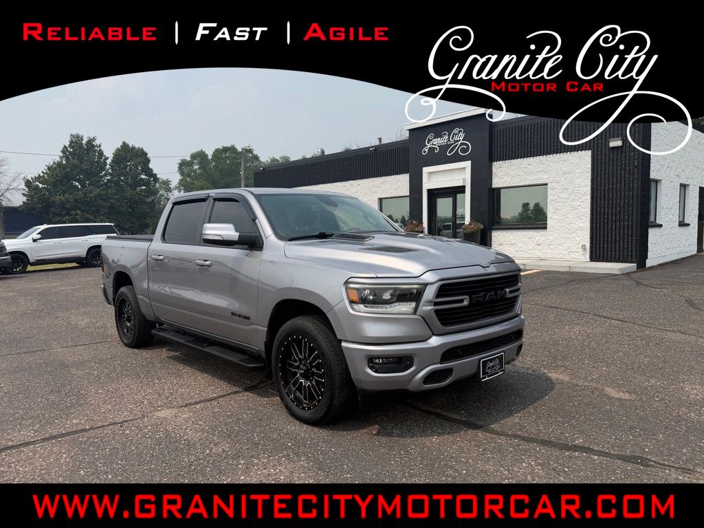 Billet Silver Metallic Clearcoat 2020 RAM 1500 Pickup Truck Four-Wheel Drive 8-Speed Automatic