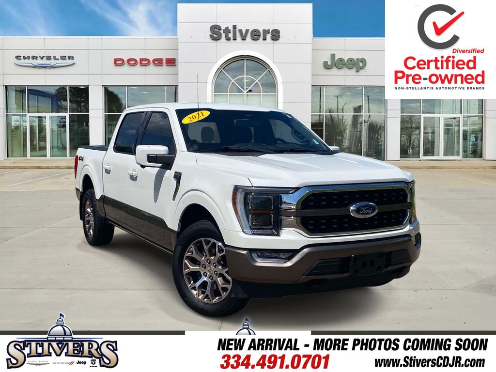 Brown 2021 Ford F-150 Pickup Truck Four-Wheel Drive Automatic