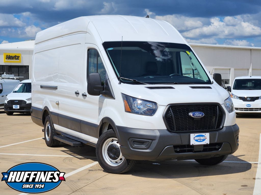 Oxford White 2024 Ford Transit Cargo Van Rear-Wheel Drive