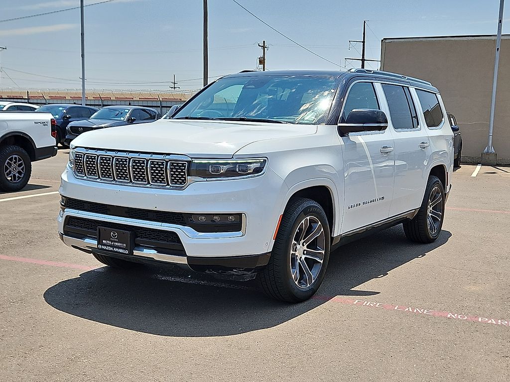 Bright White Clearcoat 2023 Jeep Grand Wagoneer SUV / Crossover Four-Wheel Drive 8-Speed Automatic