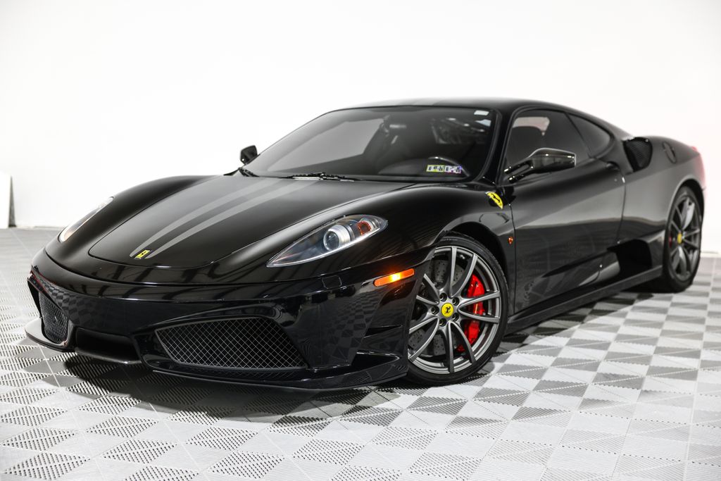 Black 2008 Ferrari 430 Scuderia Coupe Rear-Wheel Drive 6-Speed Manual