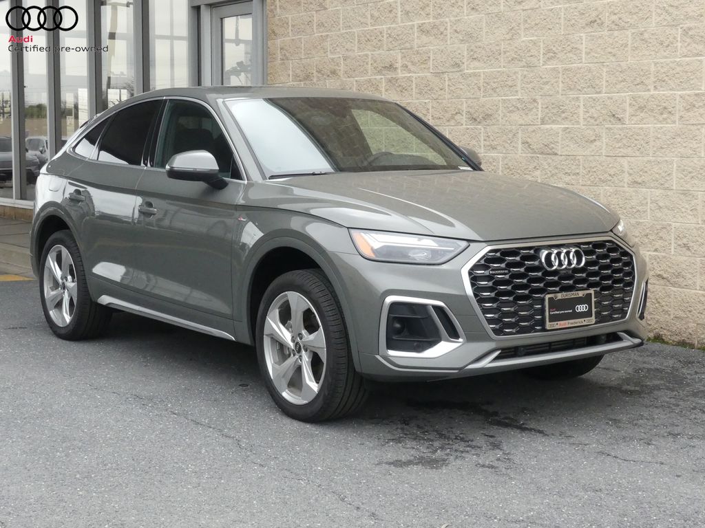 Chronos Gray Metallic 2025 Audi Q5 Sportback quattro Premium Plus S Line 45 TFSI Sedan All-Wheel Drive 7-Speed Automatic