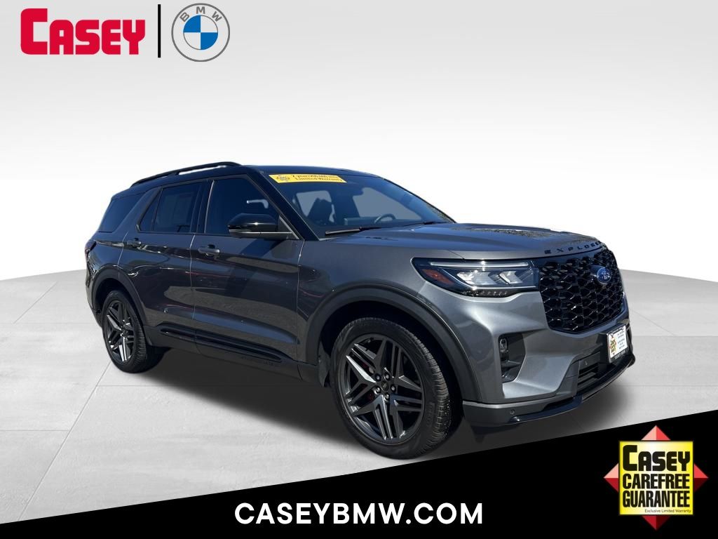 Carbonized Gray Metallic 2025 Ford Explorer SUV / Crossover All-Wheel Drive Automatic