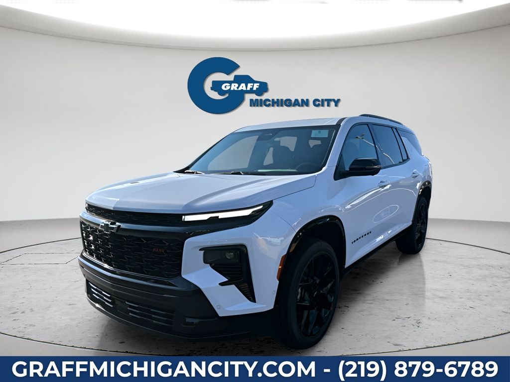 Polar White Tricoat 2026 Chevrolet Traverse SUV / Crossover Four-Wheel Drive 8-Speed Automatic
