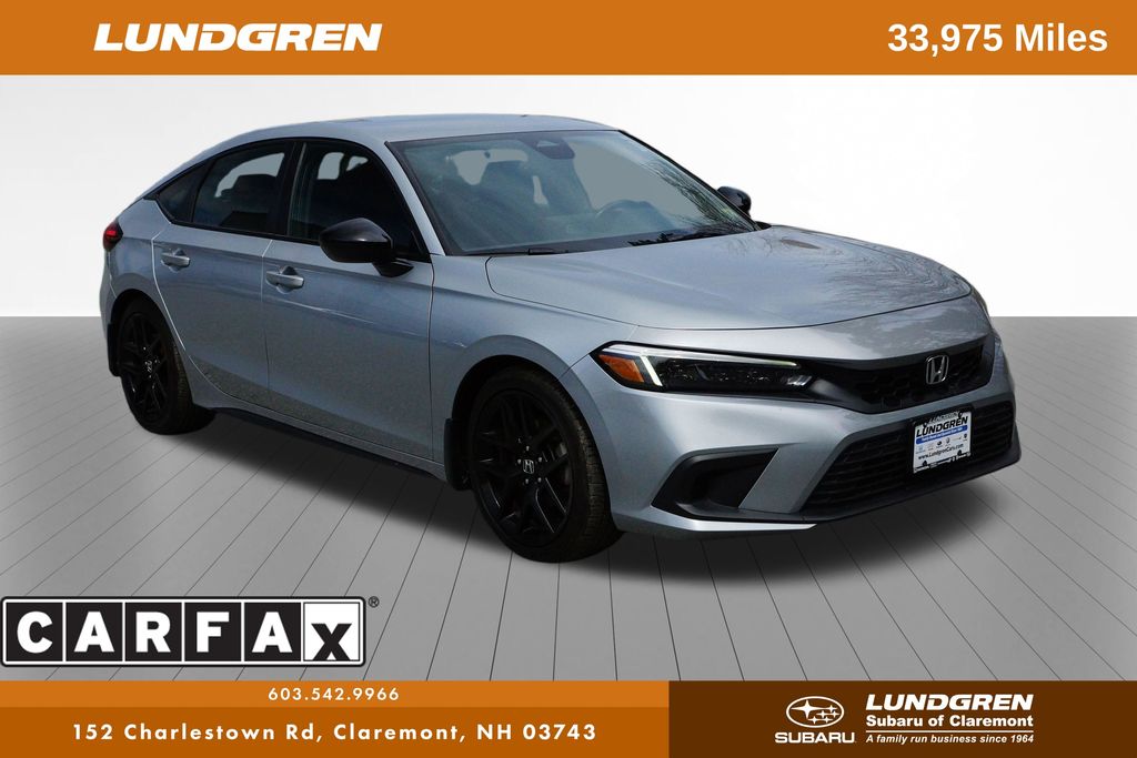 2023 Honda Civic Hatchback Sport FWD Hatchback Front-Wheel Drive Continuously Variable Transmission