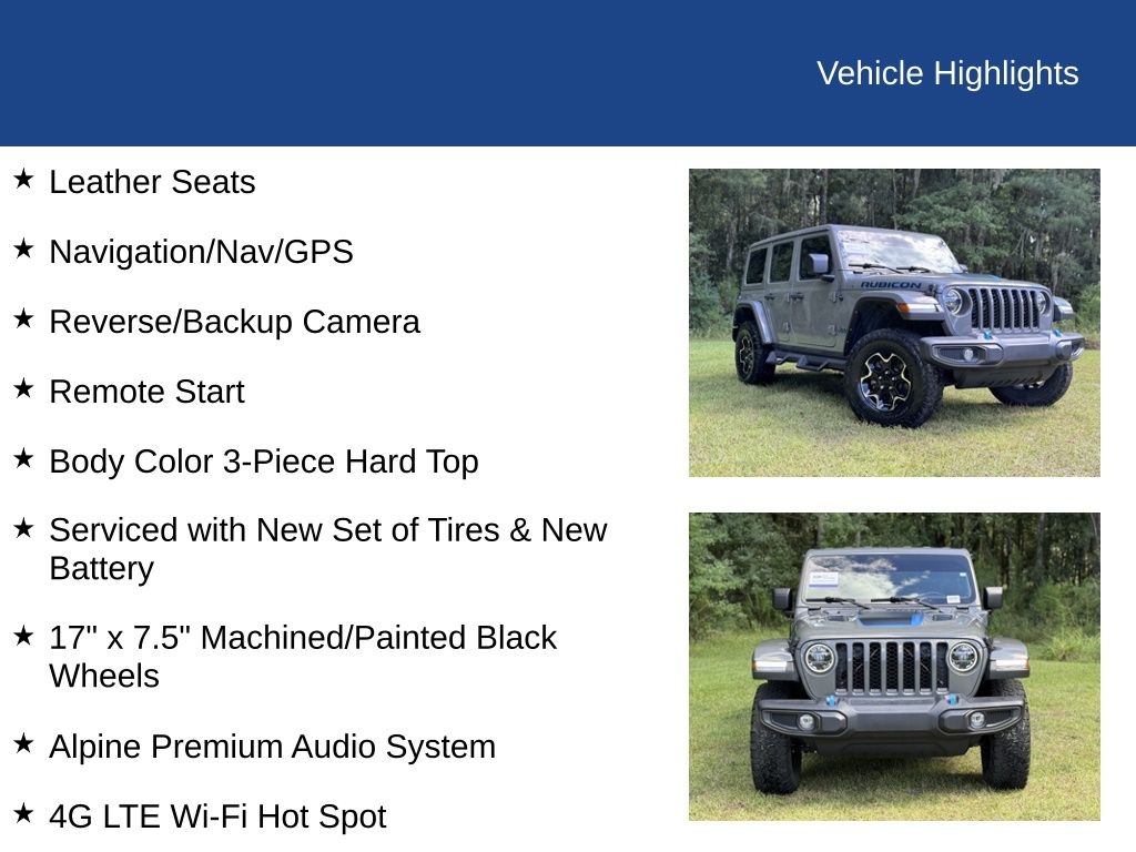 2021 Jeep Wrangler Unlimited Rubicon 4xe