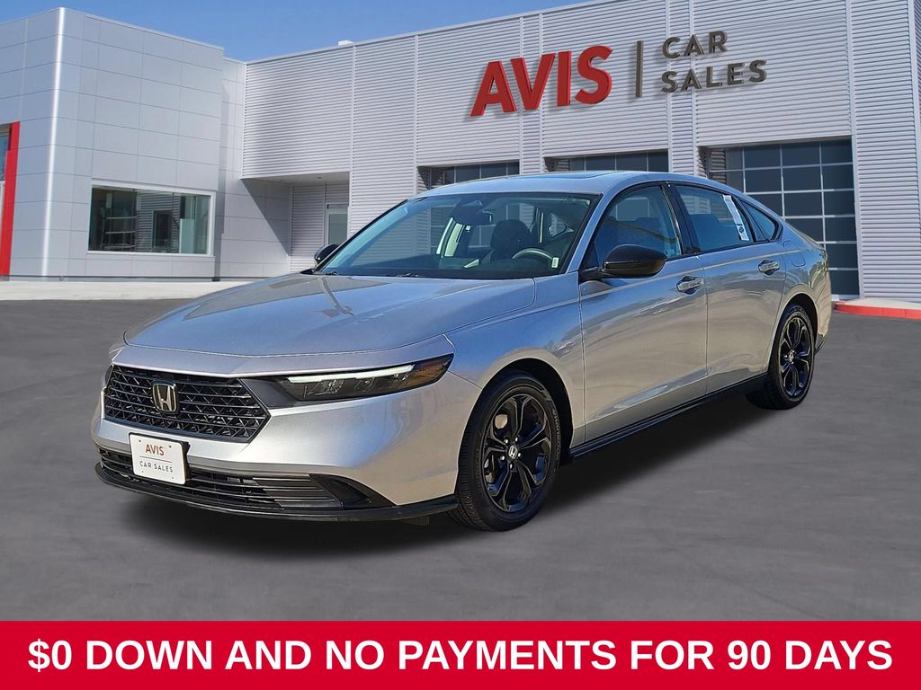 Silver 2025 Honda Accord Sedan Front-Wheel Drive Continuously Variable Transmission