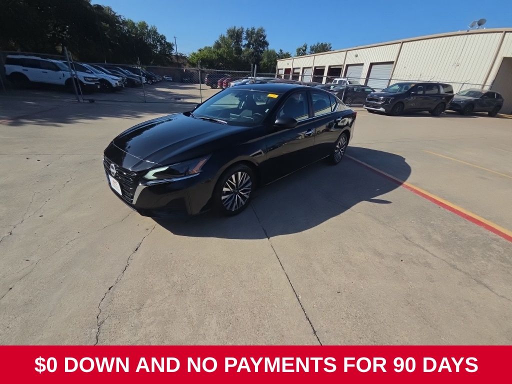 Black 2025 Nissan Altima Sedan Front-Wheel Drive Continuously Variable Transmission