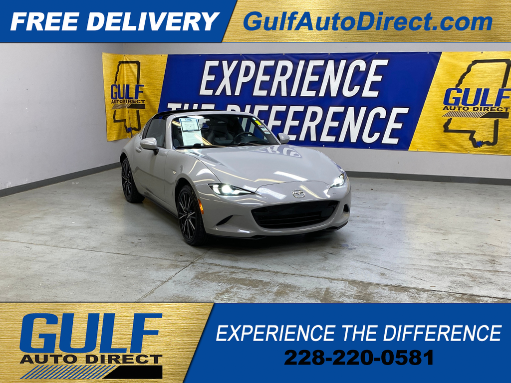 Aero Gray Metallic 2025 Mazda MX-5 Miata Convertible Rear-Wheel Drive 6-Speed Automatic