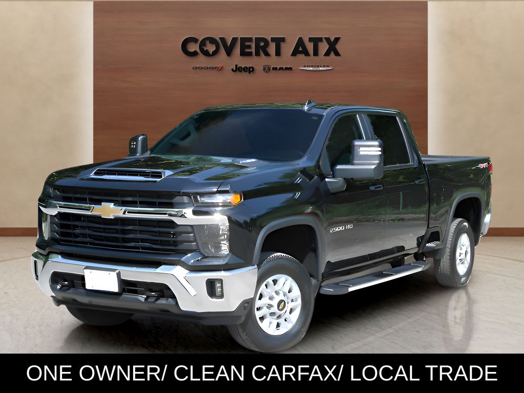 Black 2025 Chevrolet Silverado 2500HD Pickup Truck Four-Wheel Drive Automatic