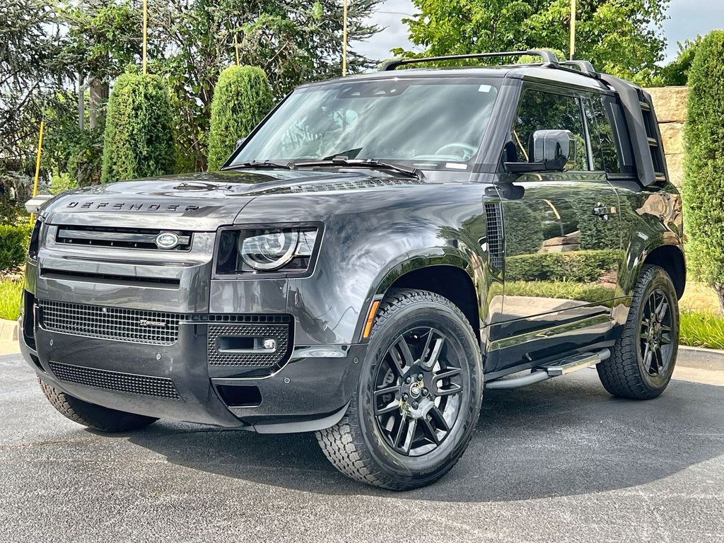 Carpathian Gray Premium Metallic 2023 Land Rover Defender SUV / Crossover All-Wheel Drive 8-Speed Automatic