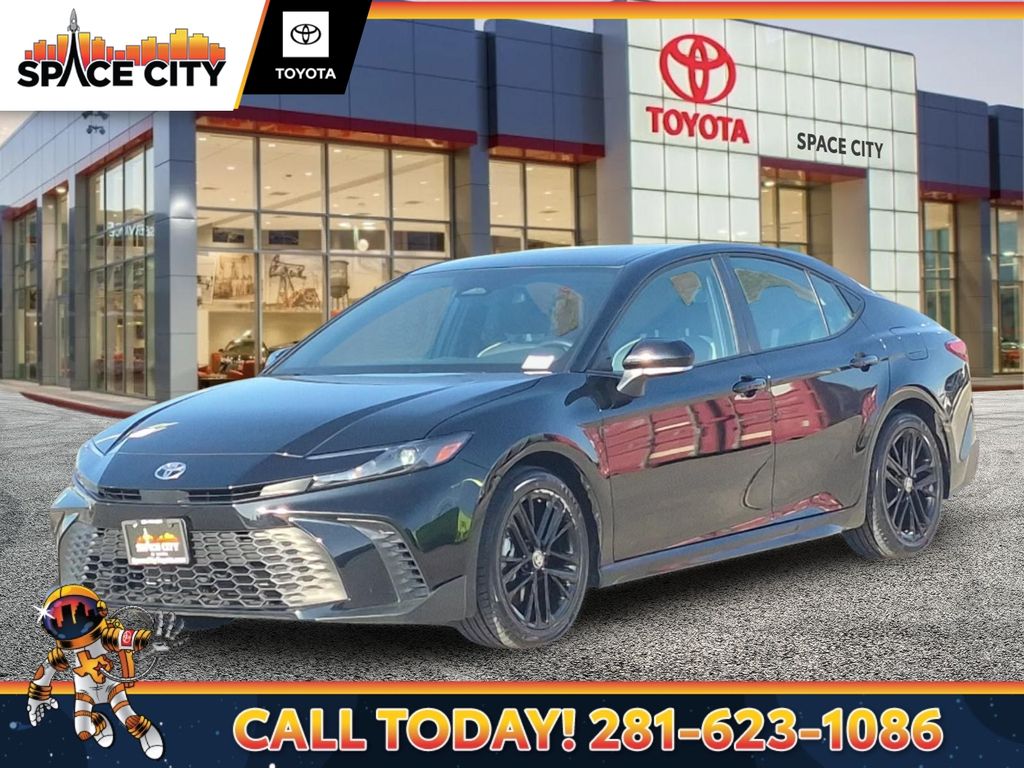 Midnight Black Metallic 2026 Toyota Camry Sedan Front-Wheel Drive Continuously Variable Transmission