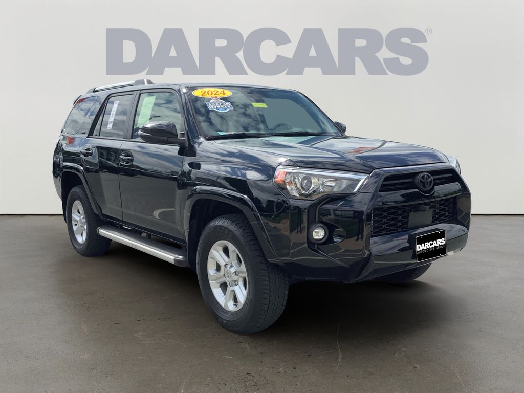 Midnight Black Metallic 2024 Toyota 4Runner SUV / Crossover Four-Wheel Drive 5-Speed Automatic