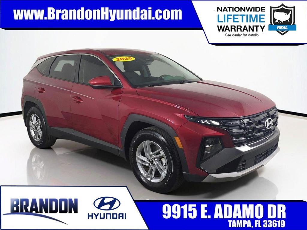 Red 2025 Hyundai Tucson SUV / Crossover Front-Wheel Drive 8-Speed Automatic