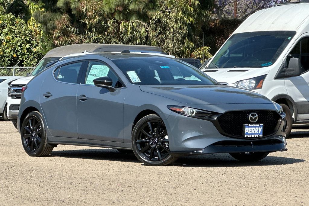 Polymetal Gray Metallic 2025 Mazda MAZDA3 Hatchback All-Wheel Drive 6-Speed Automatic