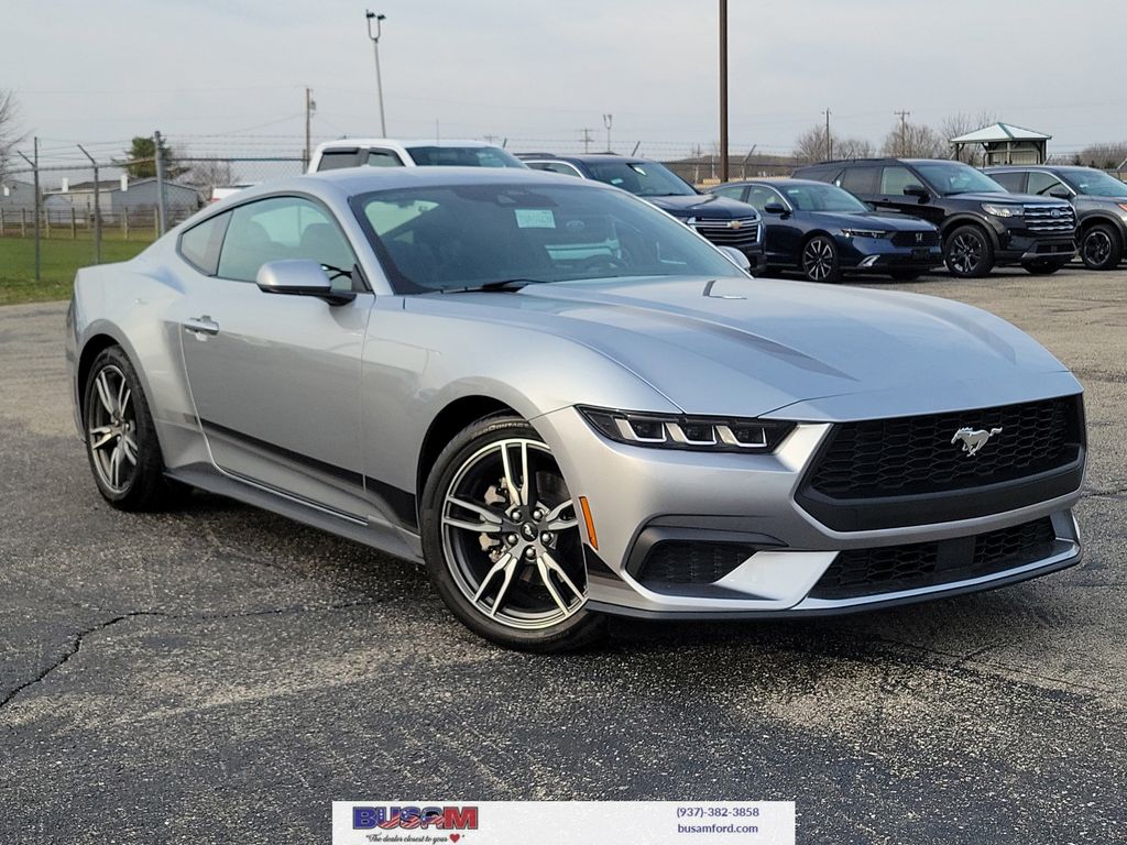 Silver Metallic 2025 Ford Mustang Coupe Rear-Wheel Drive Automatic