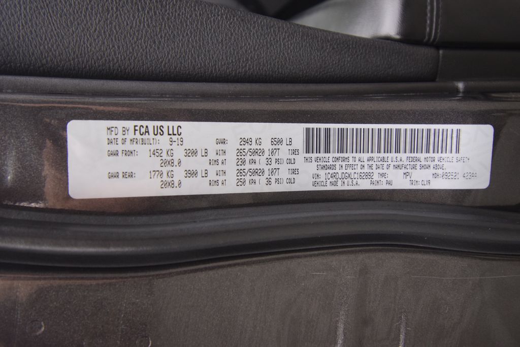 used 2020 Dodge Durango car, priced at $24,500