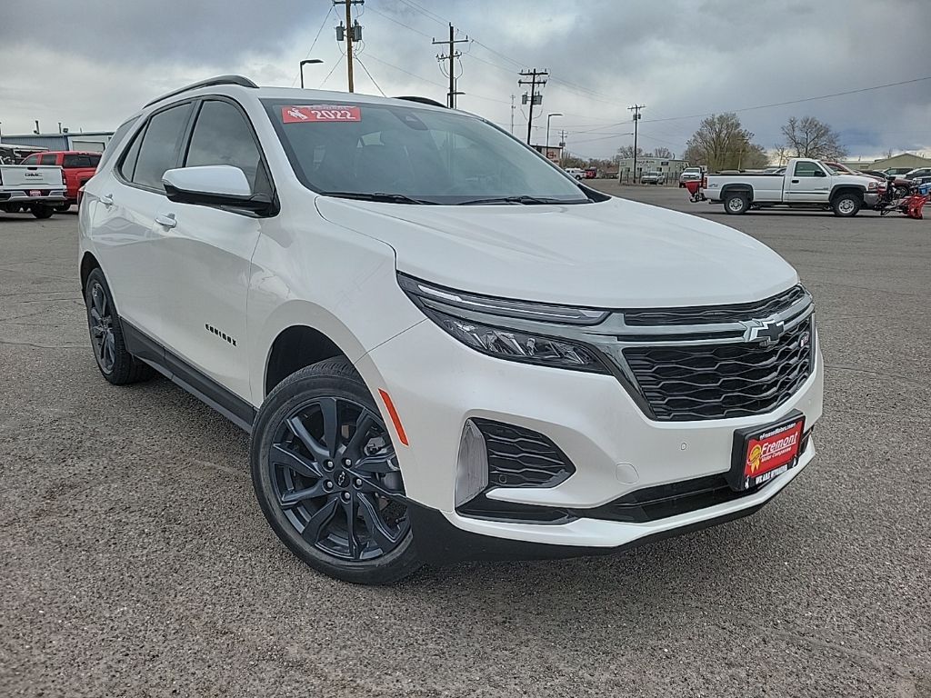 White (Iridescent Pearl Tricoat) 2022 Chevrolet Equinox RS with 1RS AWD SUV / Crossover Four-Wheel Drive 6-Speed Automatic Overdrive