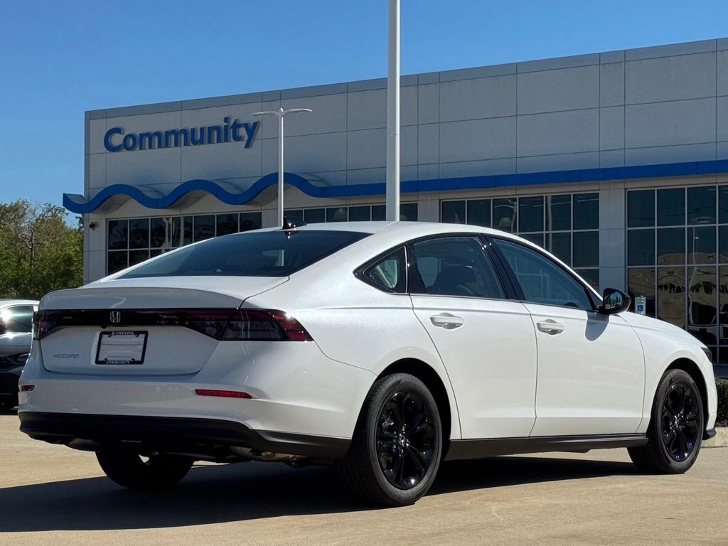 2025 Honda Accord SE White at Community Honda