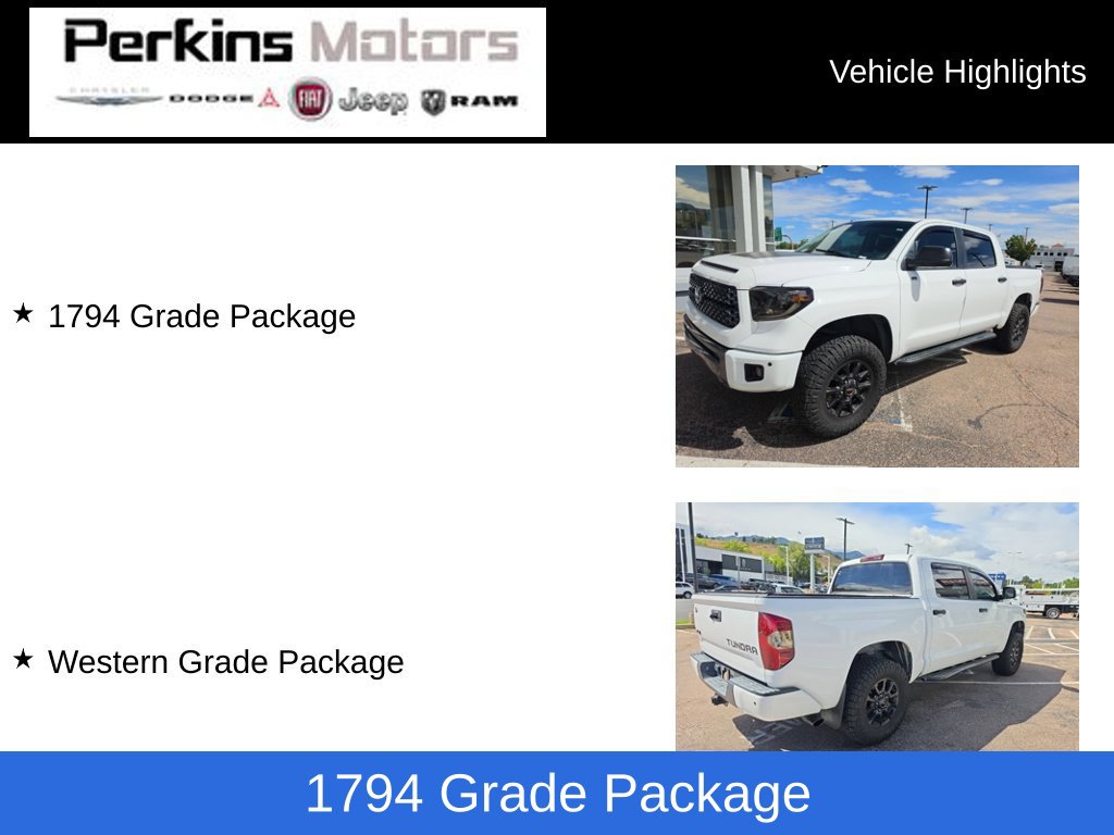 2019 Toyota Tundra 1794 Edition CrewMax 5.7L 4WD