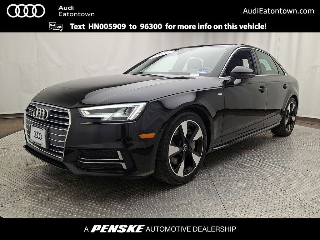 Mythos Black Metallic 2017 Audi A4 Sedan All-Wheel Drive 7-Speed Automatic