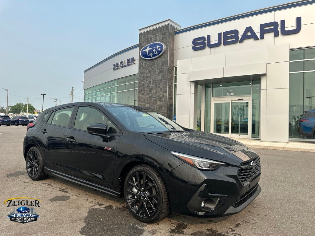 Crystal Black Silica 2026 Subaru Impreza Wagon All-Wheel Drive Continuously Variable Transmission