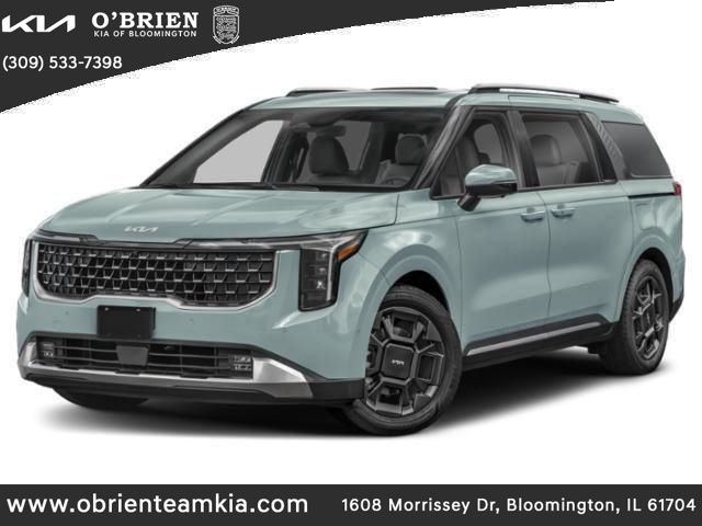 Green 2027 Kia Carnival Minivan Front-Wheel Drive 8-Speed Automatic