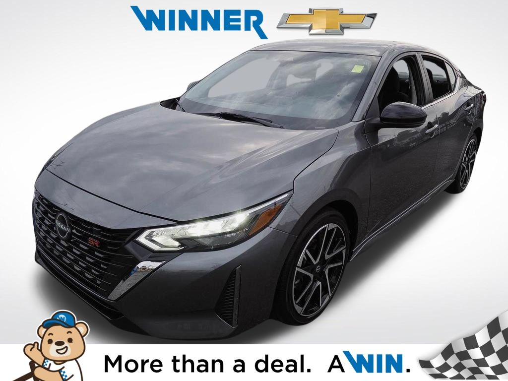 Gray (Gun Metallic) 2025 Nissan Sentra Sedan Front-Wheel Drive Continuously Variable Transmission