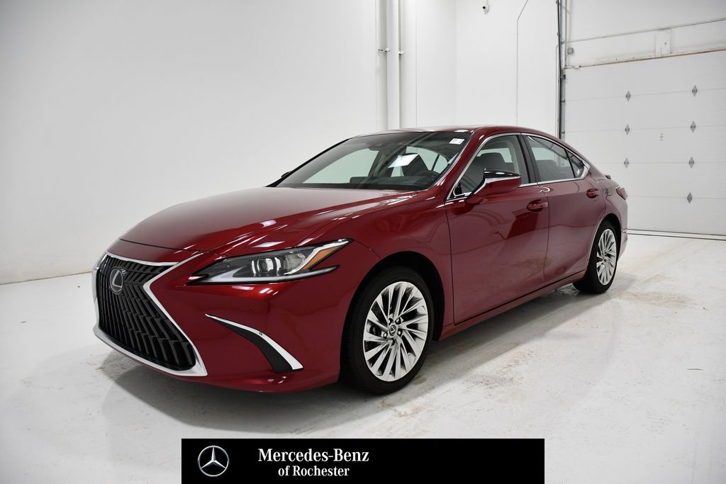 Matador Red Mica 2023 Lexus ES Hybrid 300h Luxury FWD Sedan Front-Wheel Drive Continuously Variable Transmission