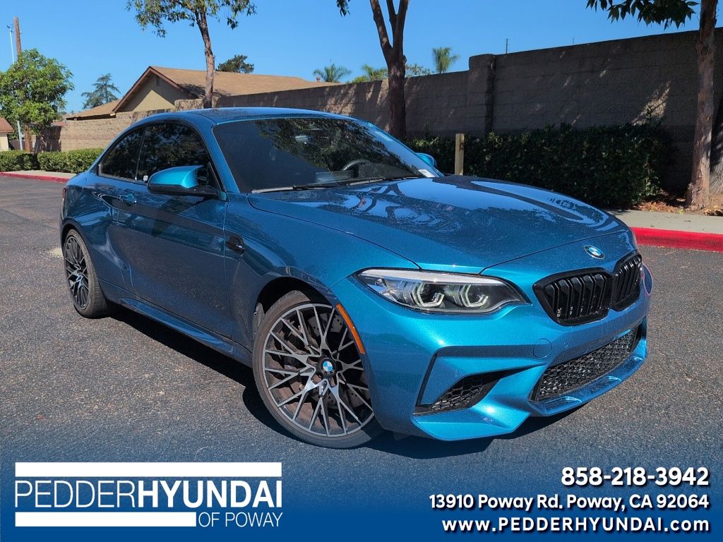 Long Beach Blue Metallic 2020 BMW M2 Coupe Rear-Wheel Drive 6-Speed Manual