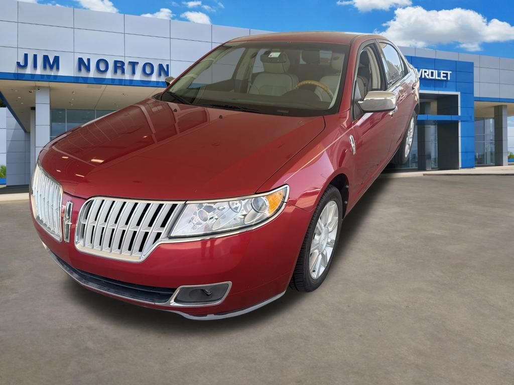Red 2012 Lincoln MKZ Sedan Front-Wheel Drive 6-Speed Automatic