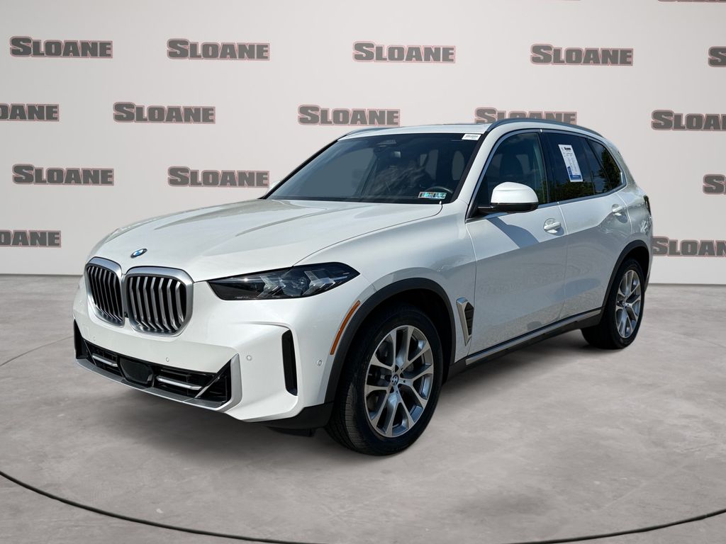 White Metallic 2024 BMW X5 SUV / Crossover All-Wheel Drive 8-Speed Automatic