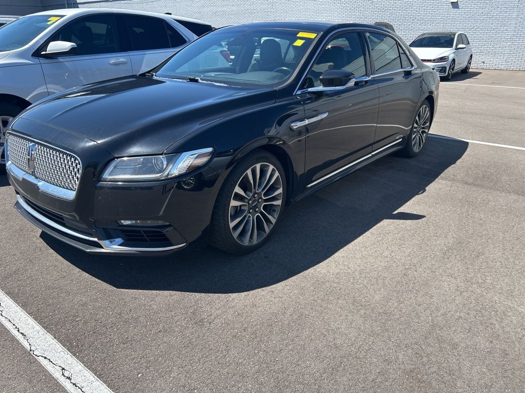Diamond Black 2017 Lincoln Continental Reserve AWD Sedan All-Wheel Drive 6-Speed Automatic